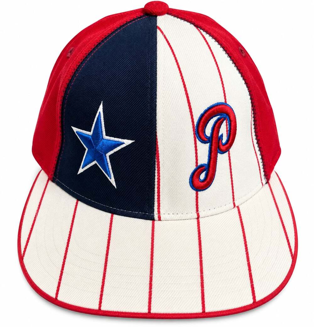 City Hunter Philadelphia Phillies Cowboys Pinwheel Hat Size S/M